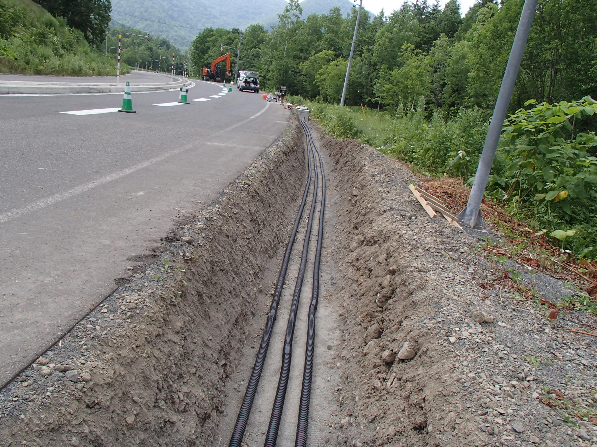 Telecommunication underground construction