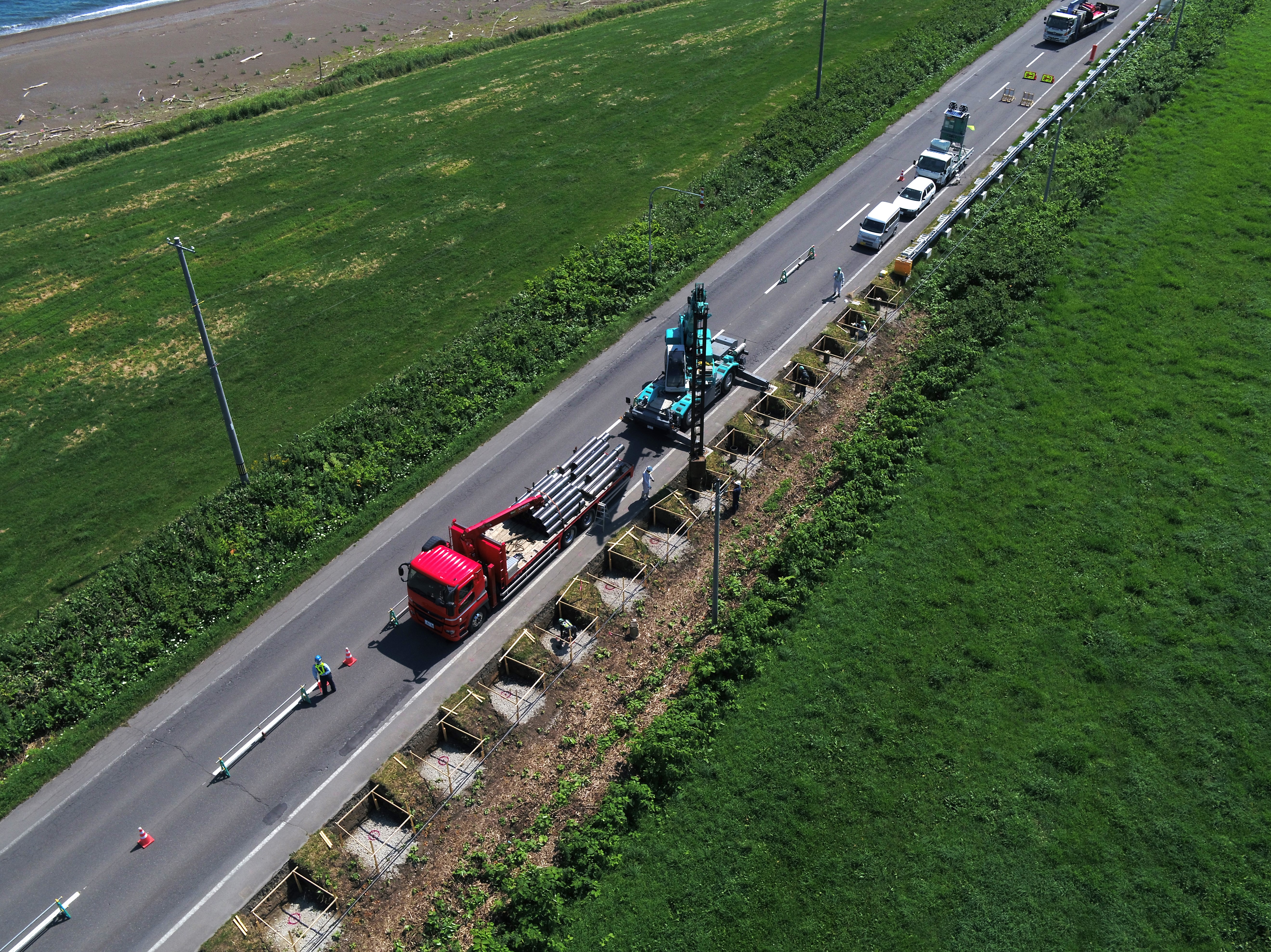 防雪柵設置工事