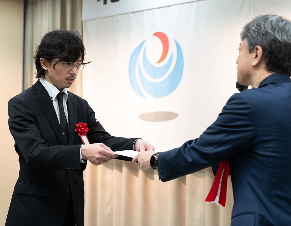 令和7年度 工事成績優秀企業認定 表彰式の様子